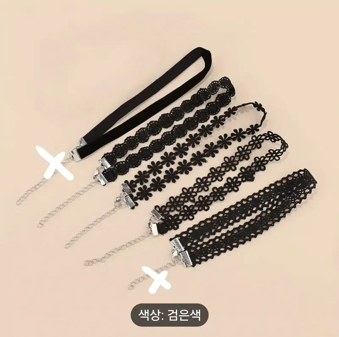 초커목걸이 3set 새상품